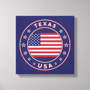 Texas, USA States, poster, canvas Print