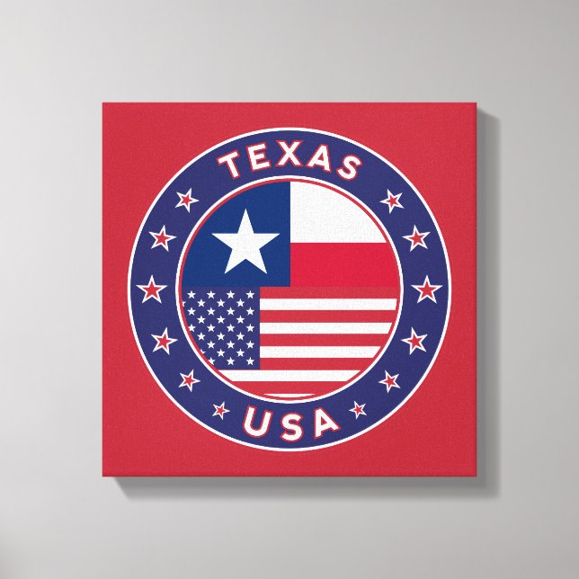 Texas, USA States, Texas poster, canvas Print (Front)