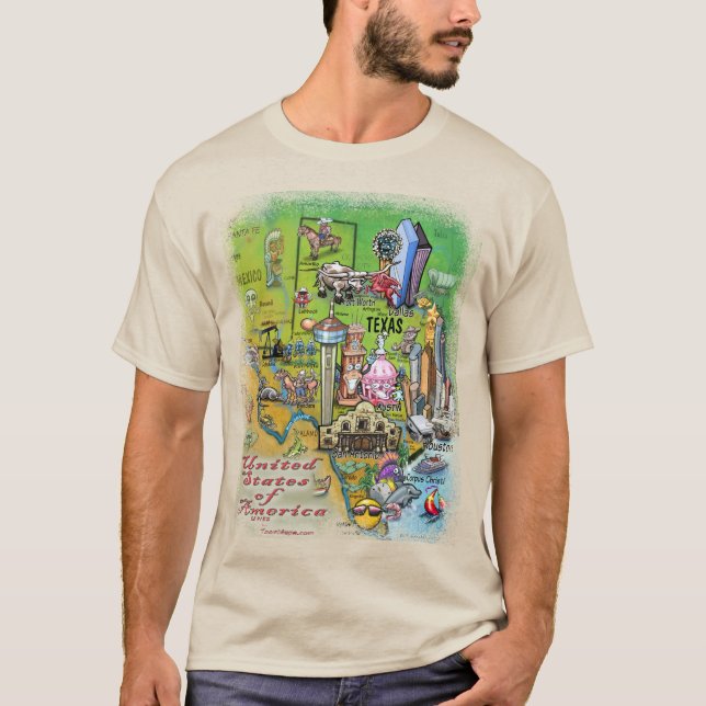 Texas USA T-Shirt (Front)
