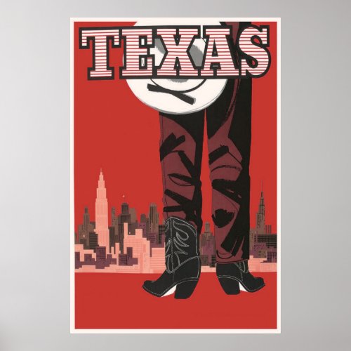 Texas Vintage Poster