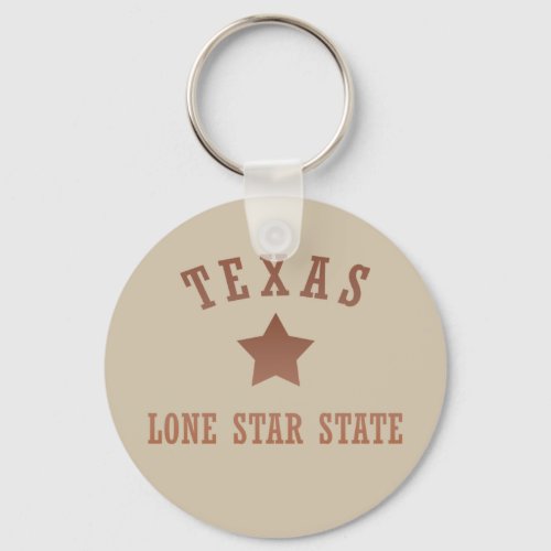 Texas vintage style keychain