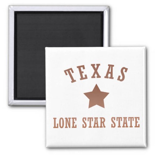 Texas vintage style magnet
