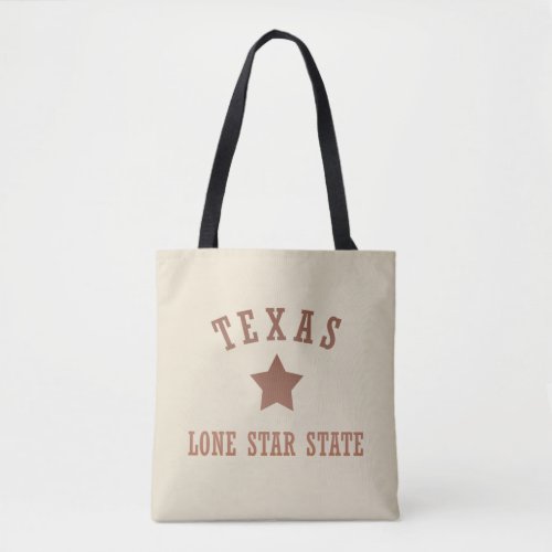 Texas vintage style tote bag