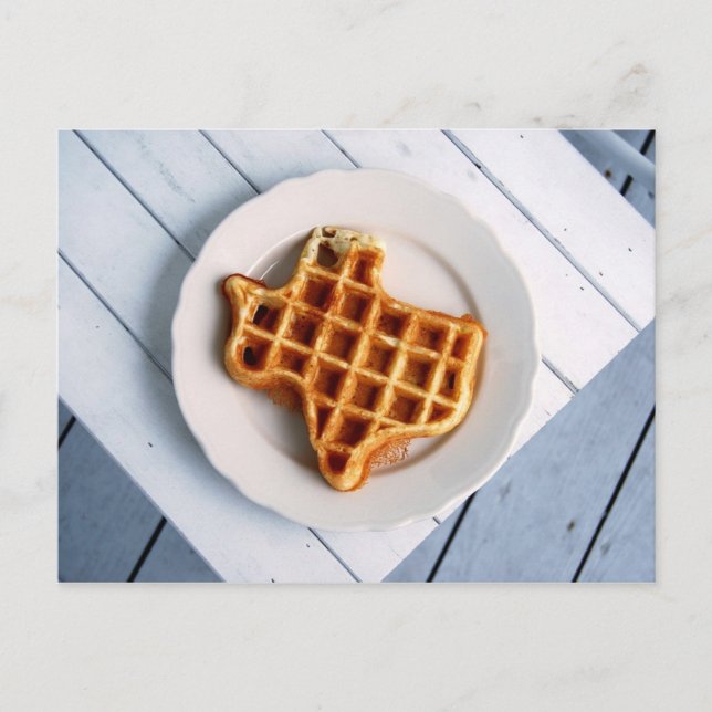 Texas Waffle Postcard (Front)