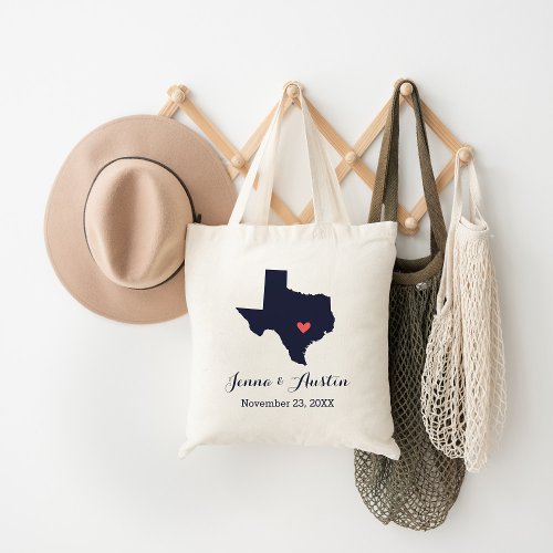 Texas Wedding Welcome Tote Bag