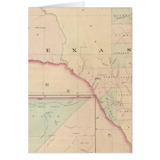 Texas, Western Portion Cards (Front)
