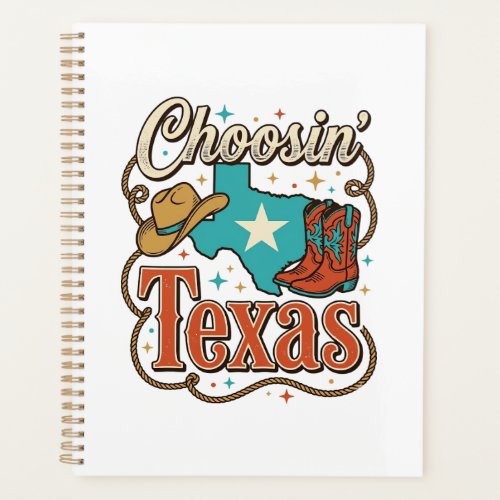 Texas Western Vintage Cowgirl Graphic T-Shirt Desi Planner