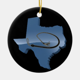 TEXAS WHIP CERAMIC ORNAMENT