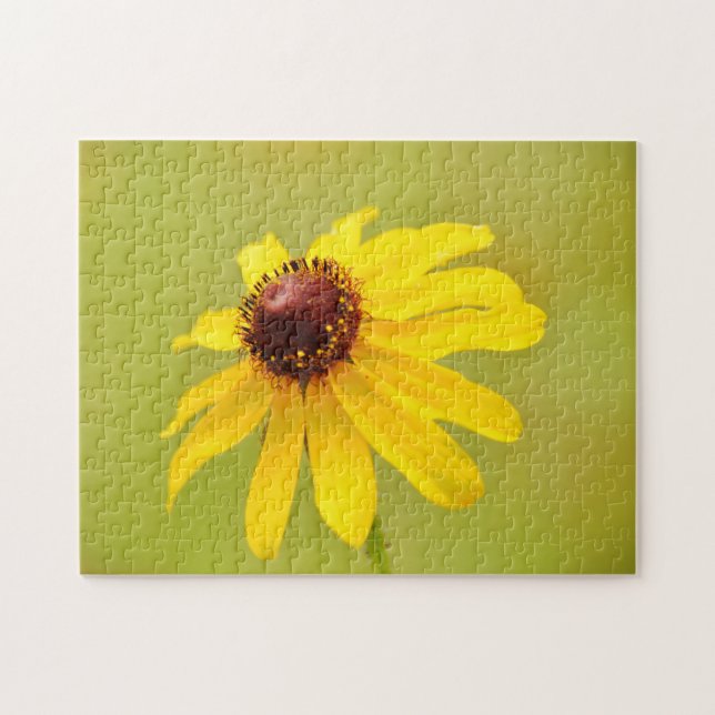 Texas Wildflower Coneflower Art Sunshine Puzzle (Horizontal)