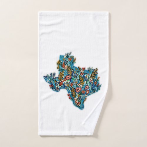 Texas Wildflower Hand Towel