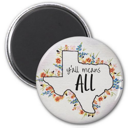 Texas Wildflower Inclusivity Magnet