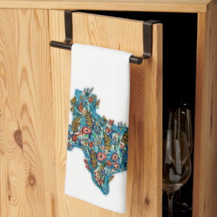 Texas Wildflower Kitchen Towel