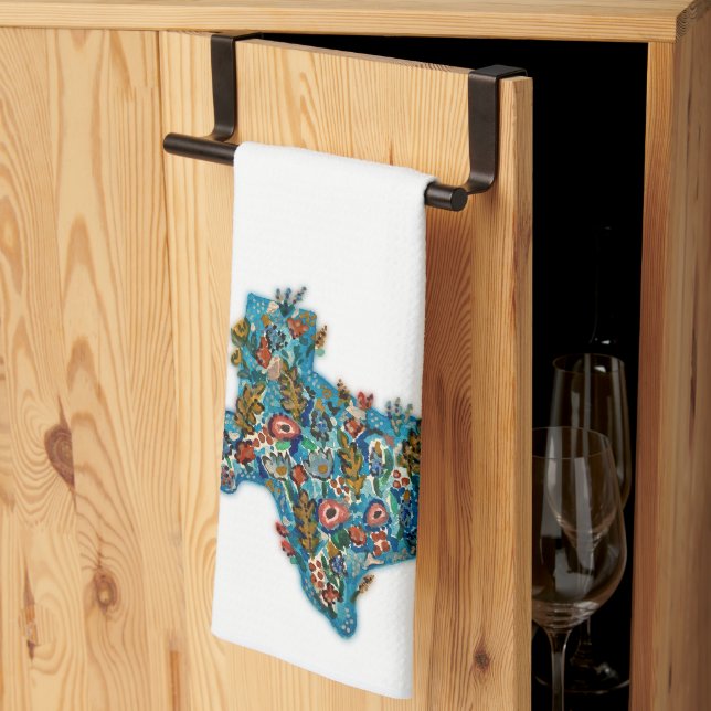 Texas Wildflower Kitchen Towel (Thirds Fold)