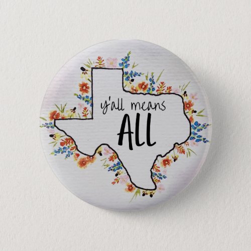 Texas Wildflower Pride Button
