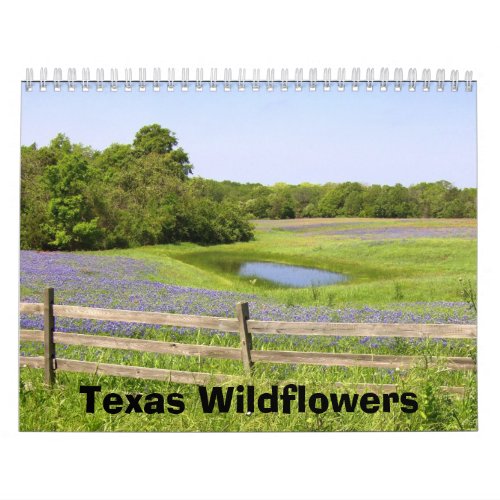 Texas Wildflowers Calendar