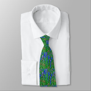 Texas Wildflowers Neck Tie