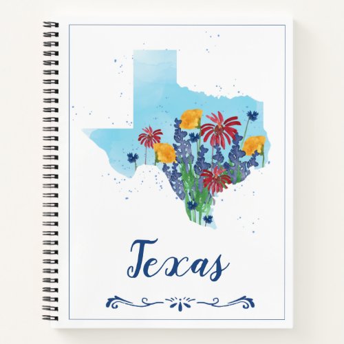 Texas Wildflowers Notebook