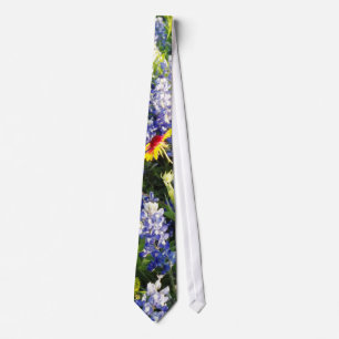 Texas Wildflowers Tie