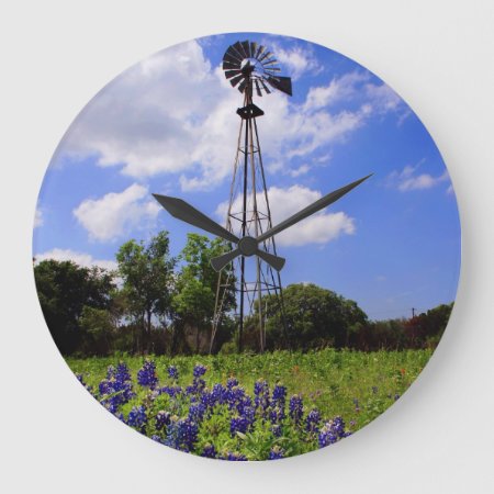 Texas Windmill Clock
