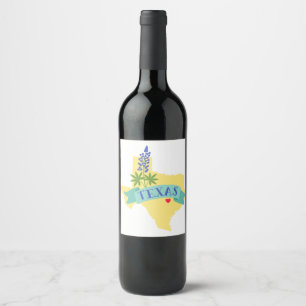 Texas Wine Label