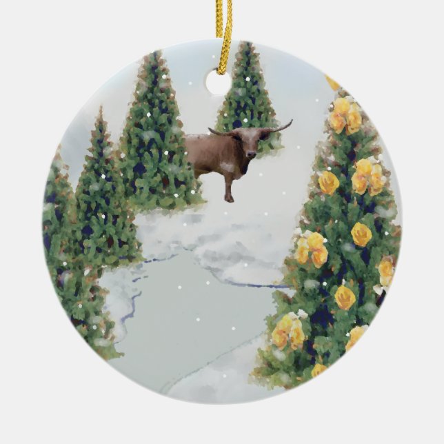 Texas Winter ornament (Front)