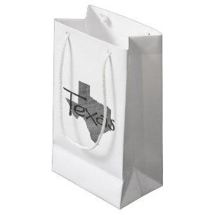 Texas with Chalkboard Background Gift Bag