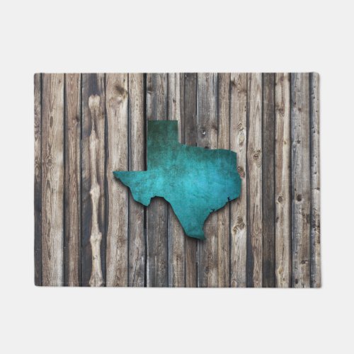 Texas Wooden Boards Doormat