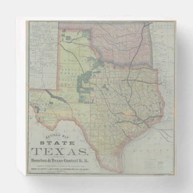 Texas Wooden Sign (Front Horizontal)