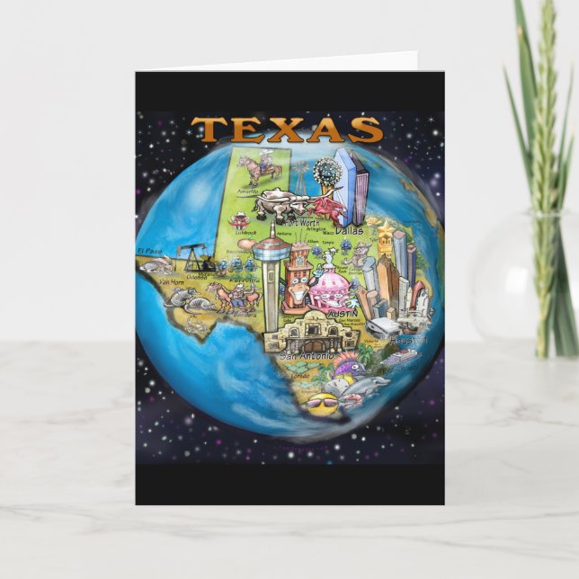 Texas World Card (Front)