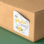 Texas Yellow Rose Family Address Label