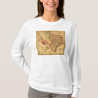 TexasPanoramic Map T-Shirt