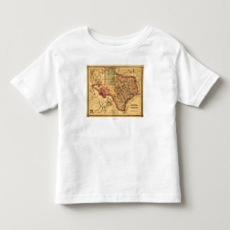 TexasPanoramic Map Toddler T-shirt