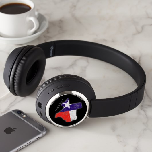 #TexasStrong Bluetooth Headphones (In Situ)