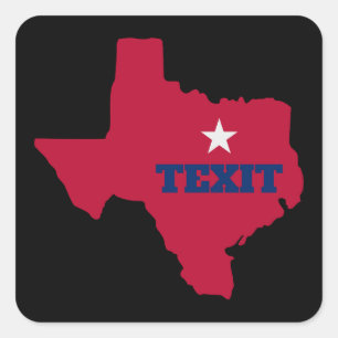 Texit 2024 Texas Square Sticker