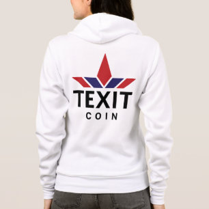 TeXit Coin Canvas Zipper Hoodie