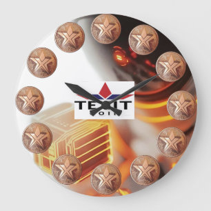 TeXit Coin Logo Time Large Clock