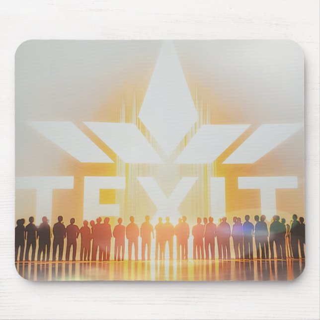 TeXit Coin  Mouse Pad (Front)