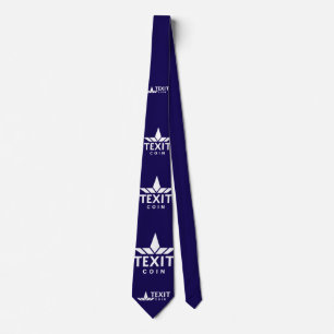 Texit Coin Official Logo Full Neck Tie
