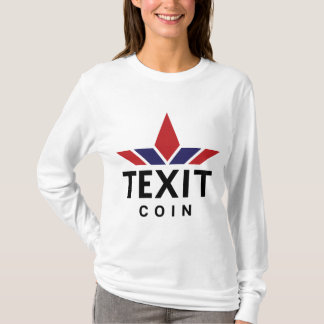 TeXit Coin Official Logo White T-Shirt