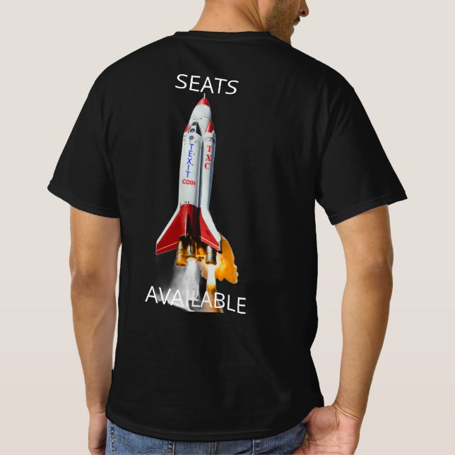 TEXIT COIN SEATS AVAILABLE TXC ARMADILLO COIN T-Shirt (Back)