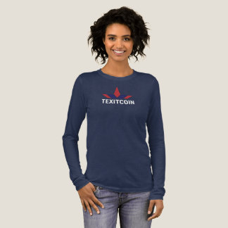Texitcoin Women's Bella+Canvas Tri-blend Long  Shirt