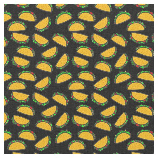 texmex black taco tuesday mexican food fabric