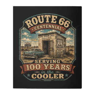 Texola Jail Route 66 Centennial Metal Print