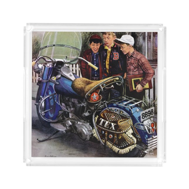 Tex's Motorcycle Acrylic Tray (Front)