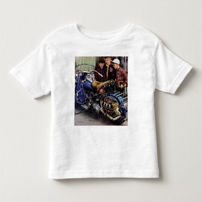 Tex's Motorcycle Toddler T-shirt (Front)