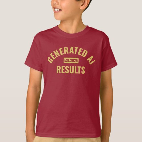 Text art T-Shirt with Simple and Clean Design