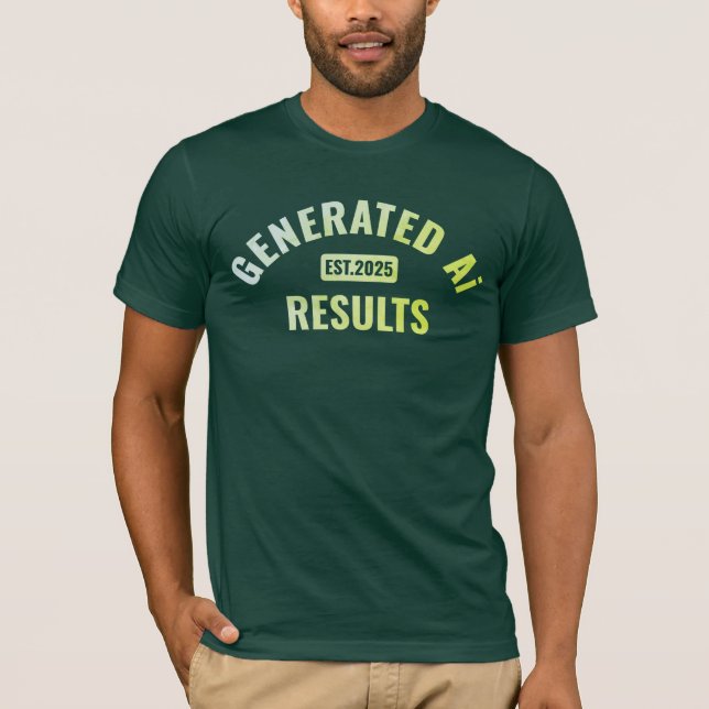 Text art T-Shirt with Simple and Clean Design (Front)