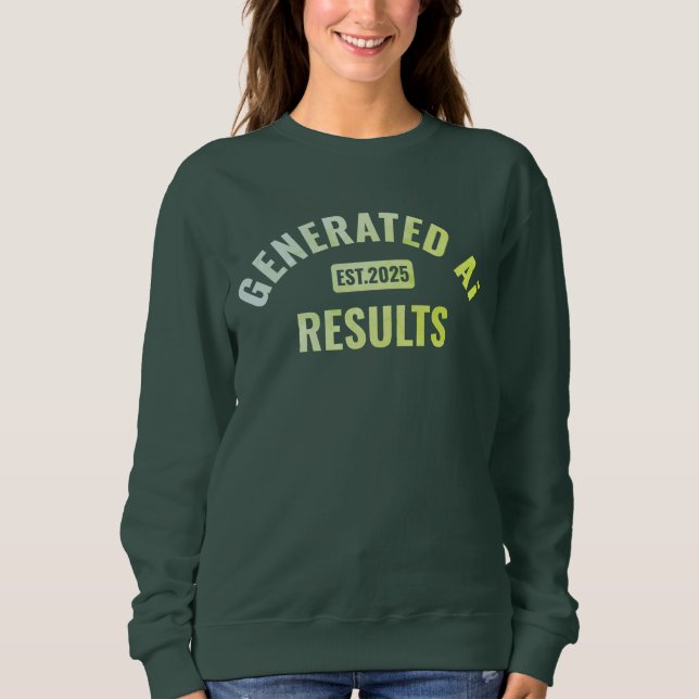 Text art T-Shirt with Simple and Clean Design Sweatshirt (Front)