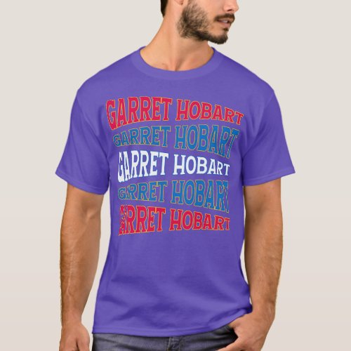 TEXT ART USA GARRET HOBART T_Shirt