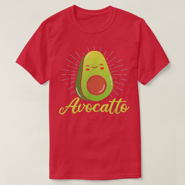 TEXT Avocado  T-Shirt (Design Front)